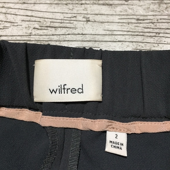 Wilfred Pull On Dress Pants Women’s 2 Gray (Inseam 26) Polyester - Picture 8 of 10